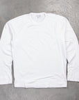 James Perse Vintage Fleece Raglan Sweat White