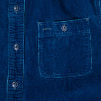 RRL Luke long sleeve workshirt corduroy dark indigo