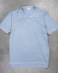 James Perse Revised Polo Bluestone