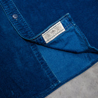 RRL Luke long sleeve workshirt corduroy dark indigo