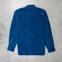 RRL Luke long sleeve workshirt corduroy dark indigo