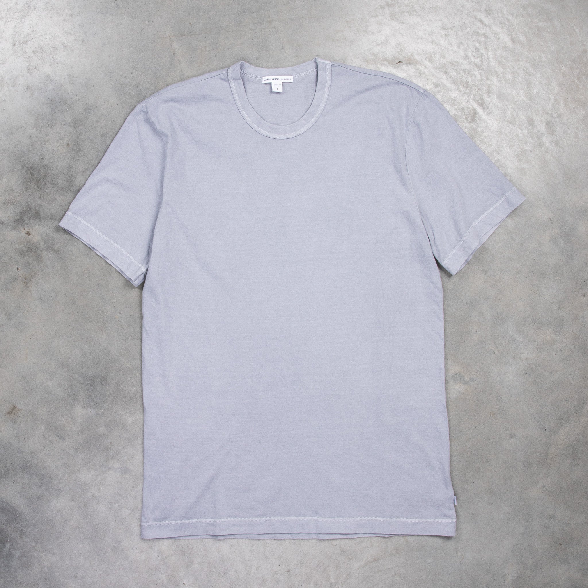 Combed Cotton Jersey James Perse Scoop Neck Tee James Perse Crew
