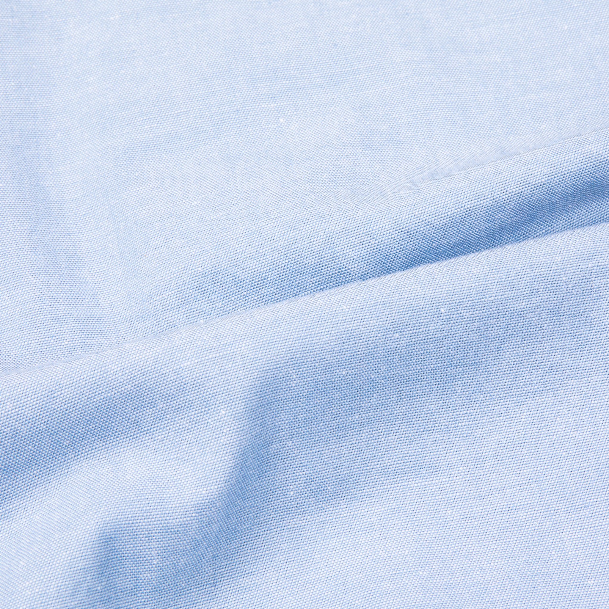 Finamore Tokyo Fit Collo Sergio Chambray Blu Chiaro