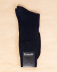 Pantherella Cashmere Waddington Socks Navy