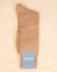 Frans Boone x Pantherella Waddington Cashmere Socks Camel