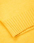 William Lockie x Frans Boone Inigo Baby Lambswool Crew Neck Zafferano