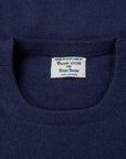 William Lockie Oxton Cashmere Crew Neck Dark Navy