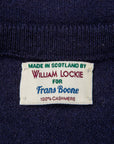William Lockie Oxton Cashmere Crew Neck Dark Navy