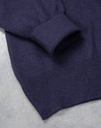 William Lockie Oxton Cashmere Crew Neck Dark Navy