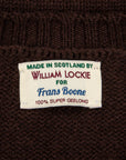 William Lockie x Frans Boone Inigo Baby Lambswool Crew Neck Caffe