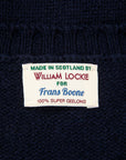 William Lockie x Frans Boone Inigo Baby Lambswool Crew Neck Marino