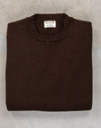 William Lockie x Frans Boone Inigo Baby Lambswool Crew Neck Caffe
