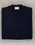 William Lockie x Frans Boone Inigo Baby Lambswool Crew Neck Marino
