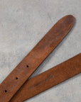 Massimo Alba Budapest Belt Suede Tobacco