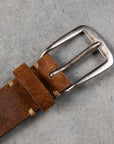 Massimo Alba Budapest Belt Suede Tobacco