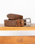 Massimo Alba Budapest Belt Suede Tobacco