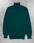 William Lockie x Frans Boone Oxton Cashmere Dolcevita Tartan Green