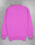 William Lockie Oxton Cashmere V-Neck Thistle