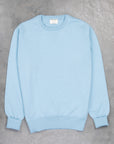 William Lockie Oxton Cashmere Crew Neck Blue Mist
