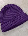 William Lockie x Frans Boone Royal Rib Cashmere Hat Arabian Viola