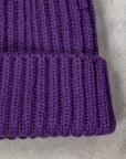 William Lockie x Frans Boone Royal Rib Cashmere Hat Arabian Viola