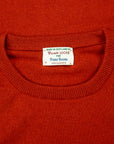 William Lockie Oxton Cashmere Crew Neck Harissa