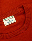 William Lockie Oxton Cashmere Crew Neck Harissa