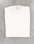 William Lockie Oxton Cashmere Crew Neck Ice White