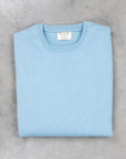 William Lockie Oxton Cashmere Crew Neck Blue Mist