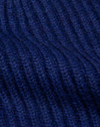 William Lockie x Frans Boone Royal Rib Cashmere Hat British Blue