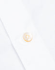 Finamore washed Gaeta Shirt Sergio Collar Oxford White