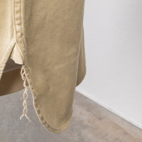 Orslow Cotton twill vintage fit work shirt beige