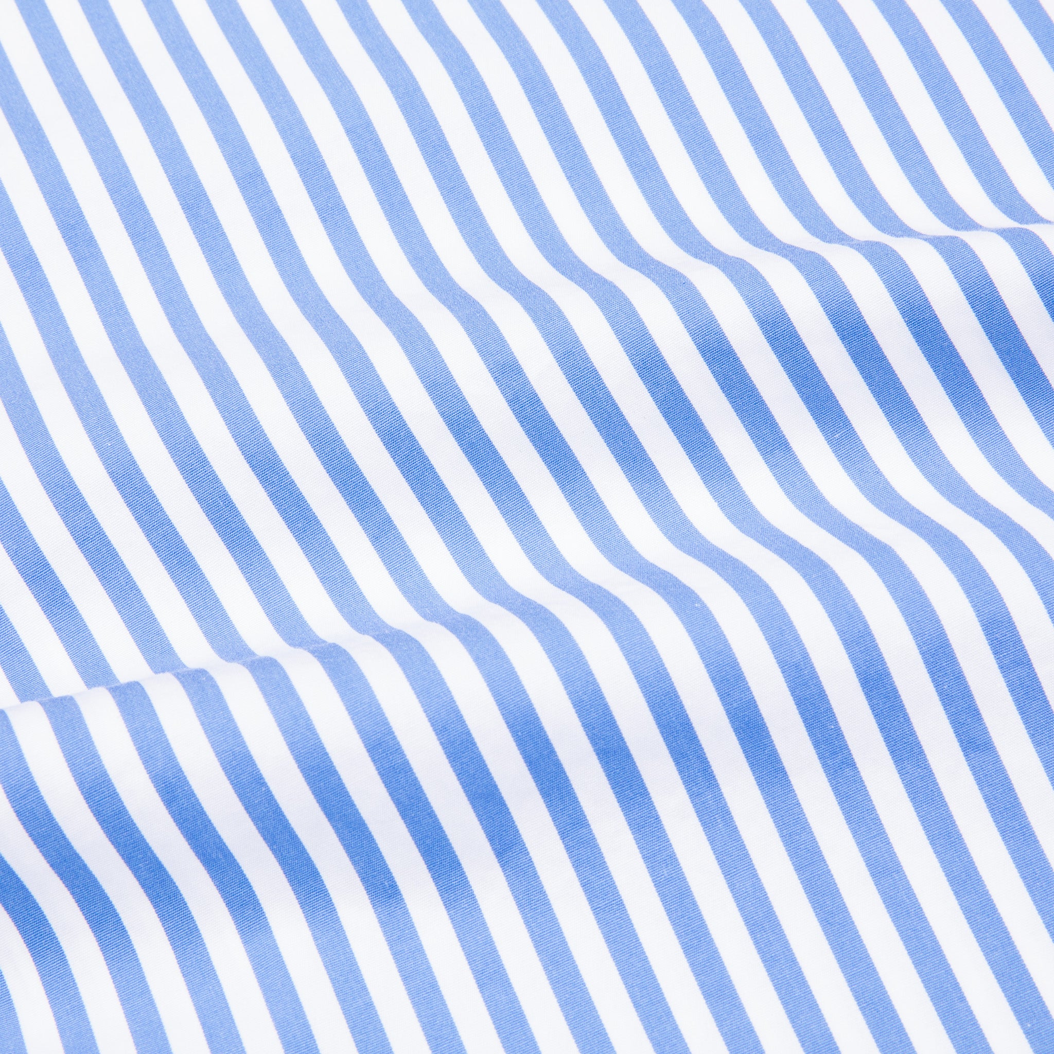 Finamore Gaeta Fit Collo Sergio Bengal Stripe Shirt Blu Medio