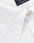 Finamore Tokyo Shirt Washed Oxford Button Down Lucio Collar White