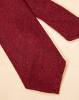 Finamore Anversa Tie Untipped Cashmere Burgundy