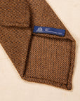 Finamore Anversa Tie Untipped Cashmere Caramel