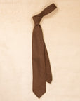 Finamore Anversa Tie Untipped Cashmere Caramel