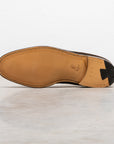 Alden Dark Chocolate suede tassel loafer