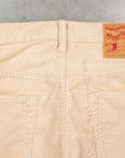 Studio D'Artisan FB-909 High Rise Tapered 13-Wale Corduroy L.Beige