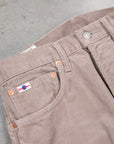 Studio D'Artisan FB-909 High Rise Tapered 13-Wale Corduroy Grey