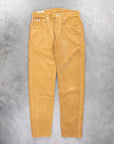 Studio D'Artisan FB-909 High Rise Tapered 9-Wale Corduroy Beige