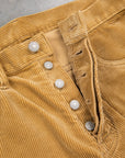 Studio D'Artisan FB-909 High Rise Tapered 9-Wale Corduroy Beige