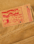 Studio D'Artisan FB-909 High Rise Tapered 9-Wale Corduroy Beige