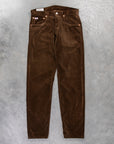 Studio D'Artisan FB-909 High Rise Tapered 9-Wale Corduroy Brown