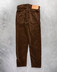 Studio D'Artisan FB-909 High Rise Tapered 9-Wale Corduroy Brown