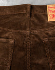 Studio D'Artisan FB-909 High Rise Tapered 9-Wale Corduroy Brown