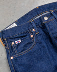 Studio D'Artisan FB-909 High Rise Tapered 14 Oz Denim One Wash