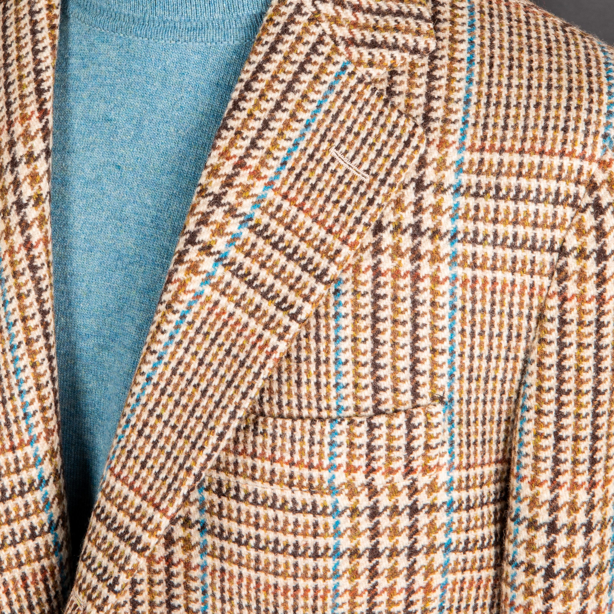 De ︎ De Petrillo brown check jacket 42 Petrillo Posillipo Jacket 