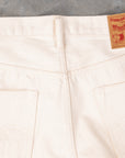 Studio D'Artisan FB-909 High Rise Tapered 14 Oz Denim Ivory