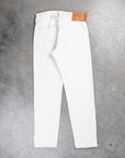 Studio D'Artisan FB-909 High Rise Tapered 14 Oz Denim White